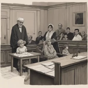 الاذن بالسفر بالمحضون